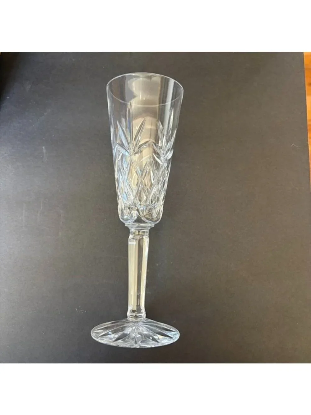 Lenox Charleston Crystal Champagne Flutes Set Of Six 8